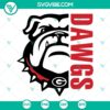 Georgia Bulldogs SVG cut files for DAWGS fans, suitable for digital crafting projects. PNG, DXF, EPS formats included.