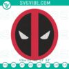 Deadpool superhero logo embroidery designs machine file, Marvel theme, digital design for crafting projects.