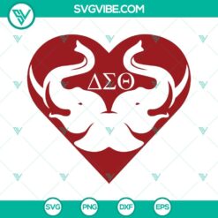Delta Sigma Theta Elephant Heart SVG Image, 1913 AEO Elephant SVG Download PNG