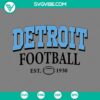 Detroit Lions football team logo design in SVG, PNG, DXF, and EPS file formats, est. 1930. Ideal for DIY craft projects.