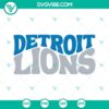 Detroit Lions football team logo cut files in SVG, PNG, DXF, and EPS formats for download. Ideal for DIY projects and crafting.