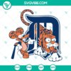 Detroit Tigers baseball themed SVG images in various formats suitable for Cricut machines, featuring PNG, DXF, and EPS files.