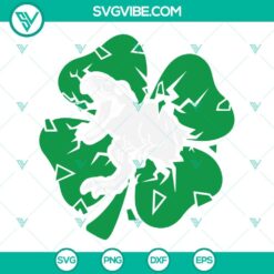 Dinosaur and T Rex shamrock SVG files for kids St Patrick's Day celebration design.