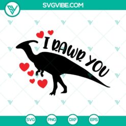Dinosaur Valentine SVG Files Bundle, I Steal Hearts SVG Images, I Rawr You SVG Download 5