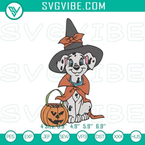 101 Dalmatians Disney embroidery design file, featuring classic Disney cartoon characters, suitable for machine embroidery.