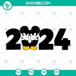 Disney 2024 Mickey Mouse Hands SVG files with PNG, DXF, and EPS formats for crafting projects.