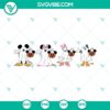 Disney character ghost Halloween costumes SVG file featuring cute Disney ghosts for Halloween attire.