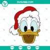 Disney Characters Christmas SVG Bundle featuring Mickey and Friends dressed as Santa Claus for holiday crafting projects.