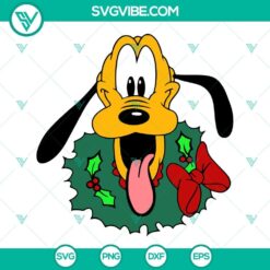 Disney Characters Christmas SVG File Bundle, Mickey And Friends Santa 6