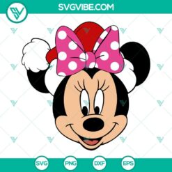 Disney Characters Christmas SVG File Bundle, Mickey And Friends Santa 9