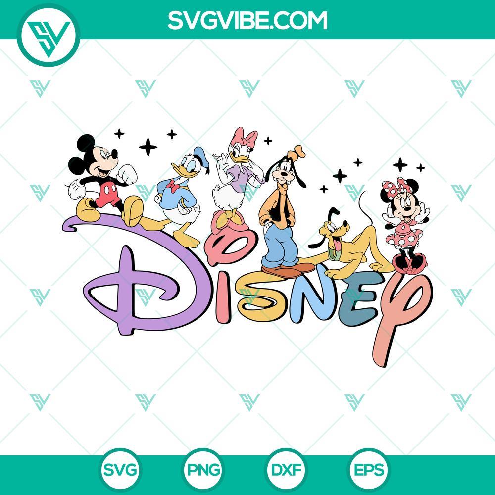 disney-characters-svg-mickey-mouse-and-friends-svg-disney-family-svg-png-dxf-eps-files-for-cricut-1-mockup.jpg Disney Characters SVG with Mickey Mouse and Friends design, ideal for crafting projects, featuring Disney favorites in a digital file.