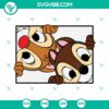 Disney Chip And Dale SVG for Cricut and Silhouette, featuring high-quality PNG, DXF, and EPS formats for download.