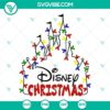 Disney Christmas Castle Kingdom SVG Files - Festive and magical Disney themed Christmas designs for digital crafting and holiday projects.