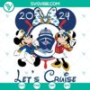 Disney Cruise Line 2024 SVG featuring Mickey and Minnie Mouse, cruise ship, and Mickey ear design for Cricut projects.