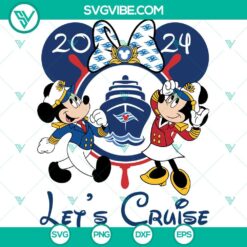 Disney Cruise Line 2024 SVG Image, Mickey Minnie Mouse Cruise Cricut SVG, Cruise Mickey Ear SVG Cricut