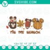 Disney Fall football embroidery design with autumn sports theme, perfect for celebrating the season.
