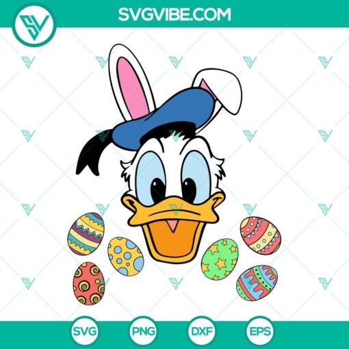 Disney Family Easter Bunny SVG File Bundle, Easter Mouse Ears SVG Download, 3