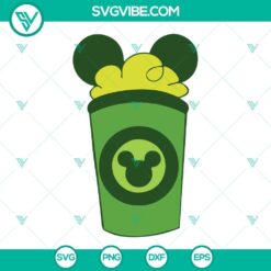 Disney Green Snacks St Patricks Day SVG Image Bundle, Shamrock SVG Files, 12