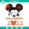 Disney Halloween 2022 SVG Images Bundle featuring Mickey and Minnie Mouse in Halloween costumes, perfect for festive crafting projects.