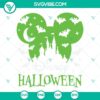 Disney Halloween SVG featuring Mickey Mouse Head with Halloween theme, perfect for crafting and decorations.