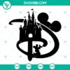 Disney Mickey Ears and Magical Castle SVG files for download with Mickey Mouse design theme.