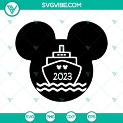 Disney Mouse Head Cruise 2023 SVG Download Bundle, Disney Family Vacation 2