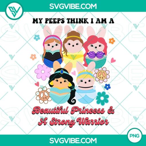 Disney Princess and Warrior Easter Bunny PNG images, perfect for Easter designs featuring princesses and warriors in a beautiful and strong theme.