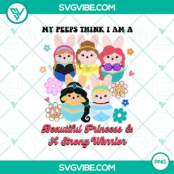 Disney Princess and Warrior Easter Bunny PNG designs, perfect for download, featuring beautiful princess and strong warrior characters.