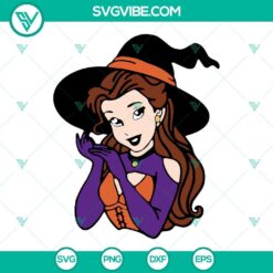 Disney Princess Halloween SVG Images Bundle, Witches Princess Halloween 5