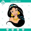 Disney Princess Jasmine SVG and Aladdin Vector Clipart for download, featuring Jasmine from Aladdin.