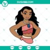 Moana Disney Princess SVG cut file with PNG, DXF, EPS formats for crafts and digital projects.