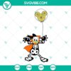 Disney Halloween SVG file featuring skeleton characters in spooky costumes for Halloween decoration.
