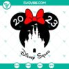 Disney Squad 2023 SVG featuring Mickey and Minnie for Disney Family Vacation. Perfect for crafting projects.