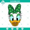 Disney St Patricks Day SVG featuring Mickey and Friends faces for St. Patrick's Day celebration. Ideal for crafting projects.