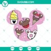 Disneyland snacks SVG clipart with snack goals design, available in PNG, DXF, and EPS formats for download.
