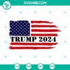 Distressed flag Trump 2024 SVG bundle with USA flag designs. Great for patriotic projects.