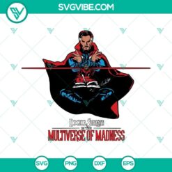 Doctor Strange in the Multiverse of Madness SVG images for Doctor Strange 2 movie, featuring mystical designs and characters.