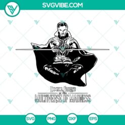 Doctor Strange in the Multiverse of Madness SVG download with intricate design for Doctor Strange 2 fans.