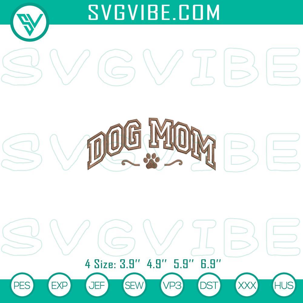 Dog Mom Embroidery Designs, Dog Mama Embroidery Pattern Dog mom embroidery file with "Dog Mama" pattern. Perfect for DIY crafts and personalized gifts for dog loving moms.