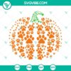Dog paws pumpkin Halloween SVG files perfect for Cricut, with cute dog design in PNG, DXF, and EPS formats for crafting.
