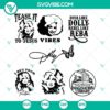 Dolly Parton bundle of SVG cut files with quotes for download, perfect for crafting projects and Dolly Parton fans alike.