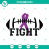 Football-themed Stop Domestic Violence SVG design for awareness campaigns, featuring impactful visuals and striking text elements.