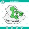 Care Bear themed marijuana SVG illustration, perfect for cannabis enthusiasts.