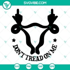 "Feminist middle finger uterus SVG design, Pro choice and feminist symbols in one design"