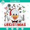 Disney Donald Duck Christmas themed SVG download including PNG and DXF file formats. Perfect for holiday crafts and decorations.