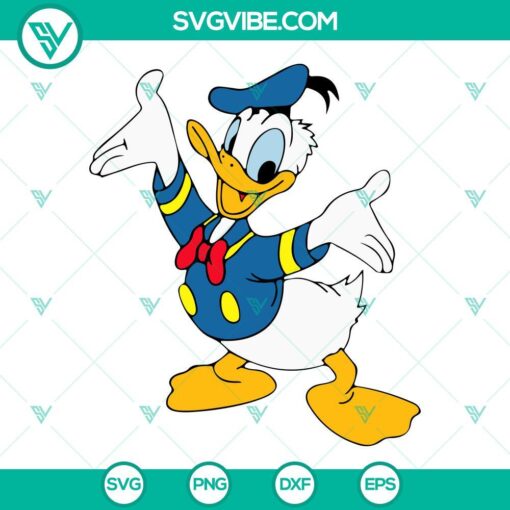 Donald Duck SVG File Bundle, Donald SVG File, Daisy SVG Files, Disney SVG Download PNG DXF 2