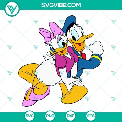 Donald Duck SVG File Bundle, Donald SVG File, Daisy SVG Files, Disney SVG Download PNG DXF 4