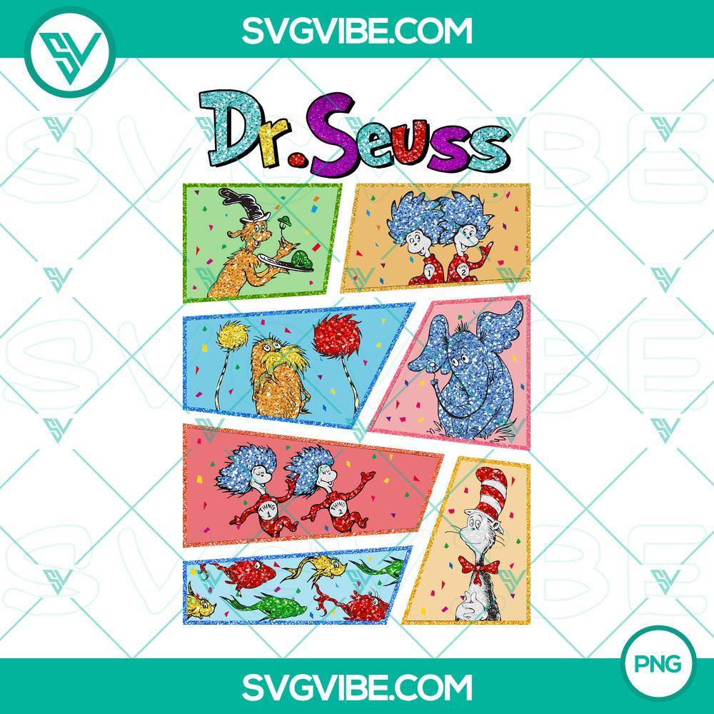 Dr Seuss Characters PNG Files, The Lorax PNG Files, Thing 1 Thing 2 PNG File, Horton PNG Download Whimsical Dr. Seuss characters PNG files with The Lorax, Thing 1, Thing 2, and Horton designs for download.