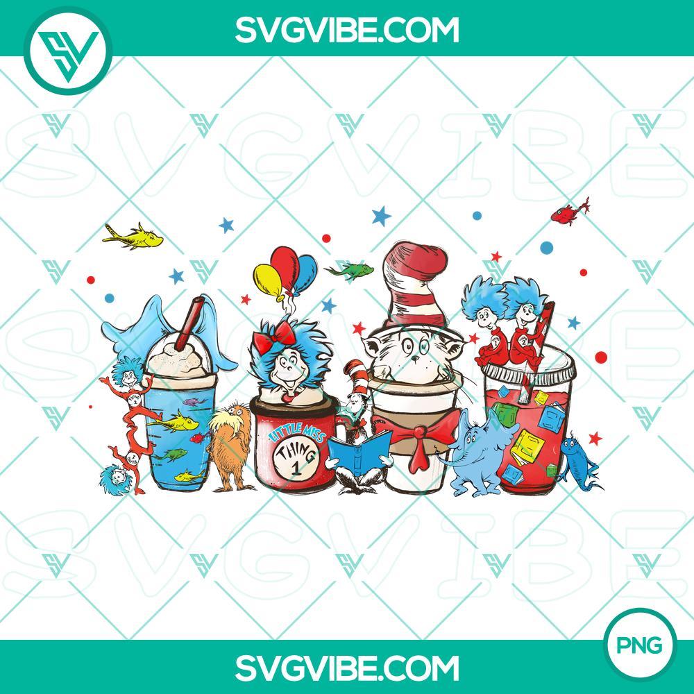 Dr Seuss Coffee Latte PNG Images, Dr Seuss Day PNG Download File Dr Seuss themed coffee latte PNG images for Dr Seuss Day celebration, suitable for PNG download.