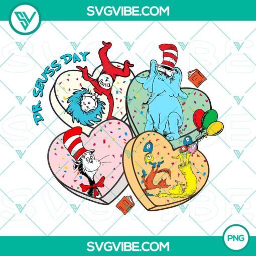 Dr Seuss Day heart shaped PNG file with "Love To Read" text, ideal for Read Across America celebrations. Download this PNG image.
